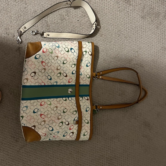 Coach deluxe diaper bag - Picture 1 of 5